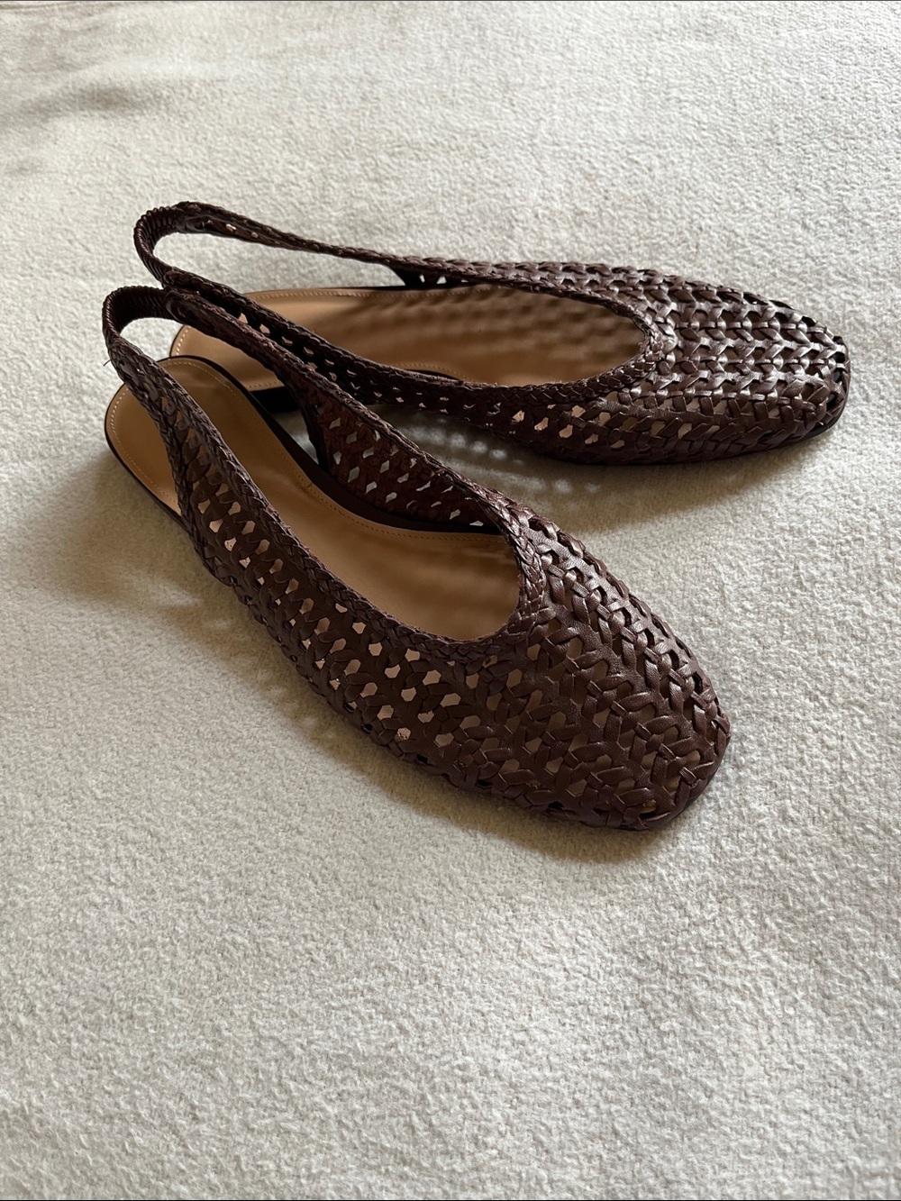 By Anthropologie Slingback Woven Flats